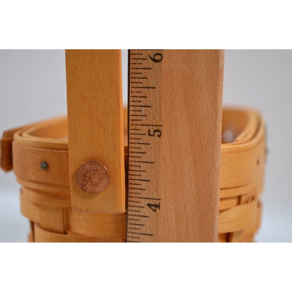 Longaberger 2002 Edition Dresden Tour Basket & Clear Protector 7.5
